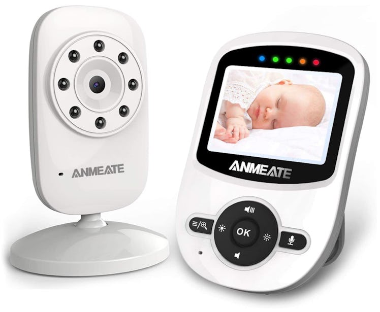 White and black baby monitor without wifi