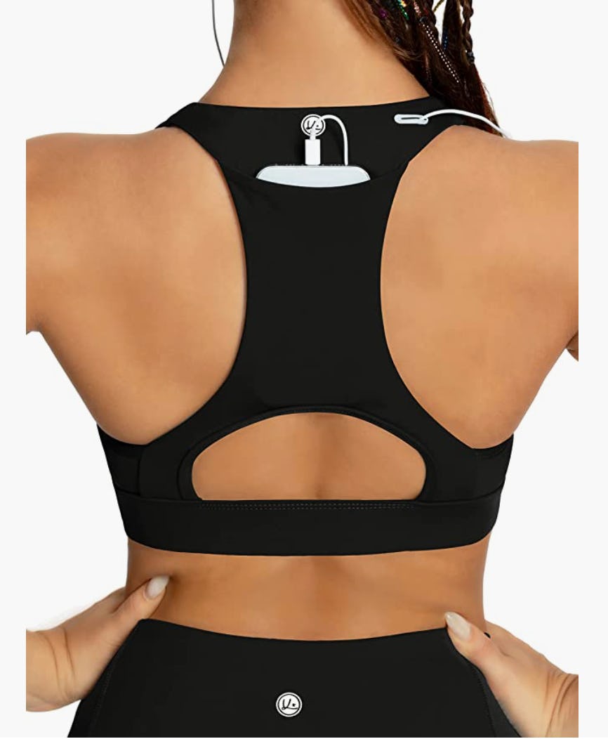 QUEENIEKE Back-Pocket Sports Bra