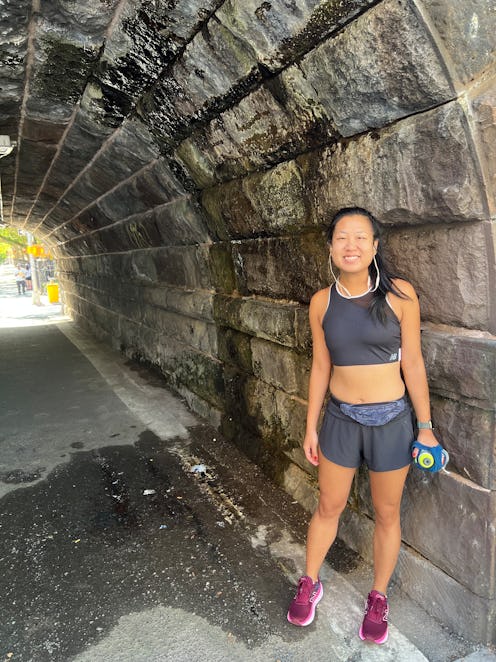 Amanda Chan training to run a marathon for the first time