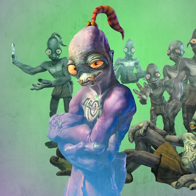 illustration of Abe from Oddworld video game seriess