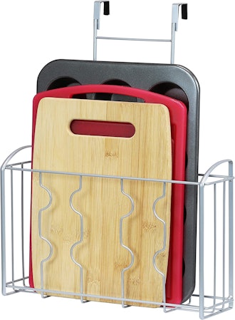 SimpleHouseware Over-Door Cutting Board Organizer