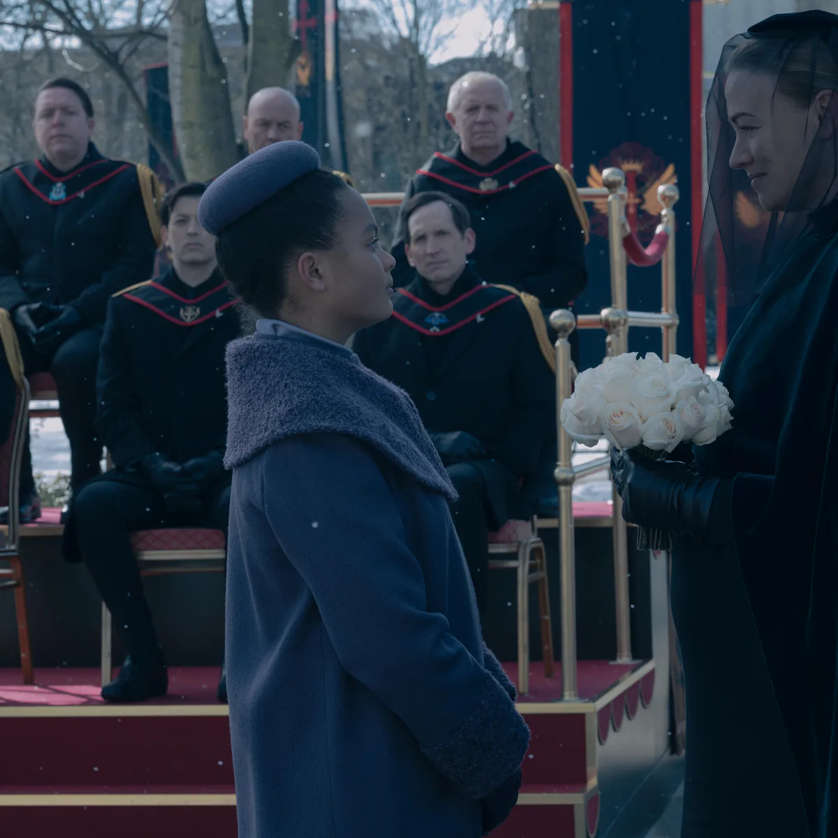 Hannah's Purple Dress On 'The Handmaid's Tale,' Explained Hannah's Purple Dress On 'The Handmaid's Tale,' Explained