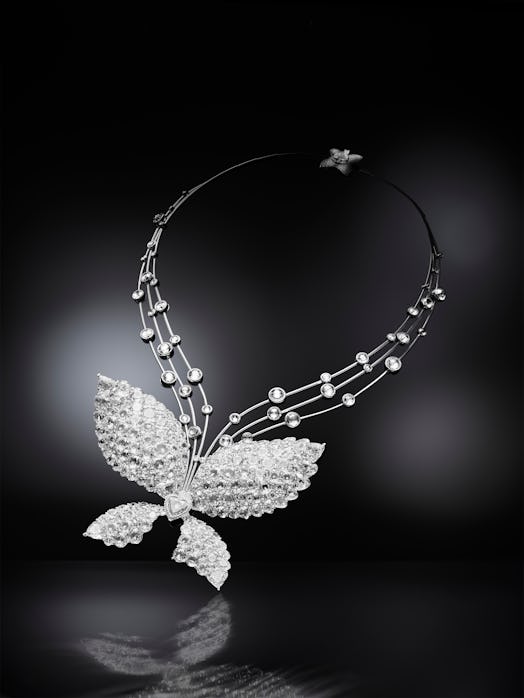 A butterfly necklace from Chopard x Mariah Carey