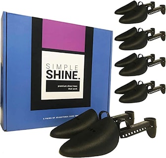 Simple Shine 5 Pairs of Shoe Trees