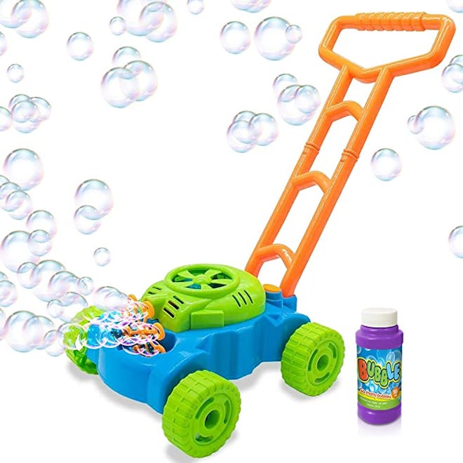 The ArtCreativity Bubble Lawn Mower is one of the best gifts for 2-year-olds. 
