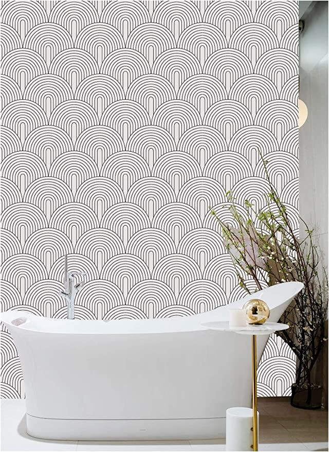 HaokHome Abstract Peel and Stick Wallpaper