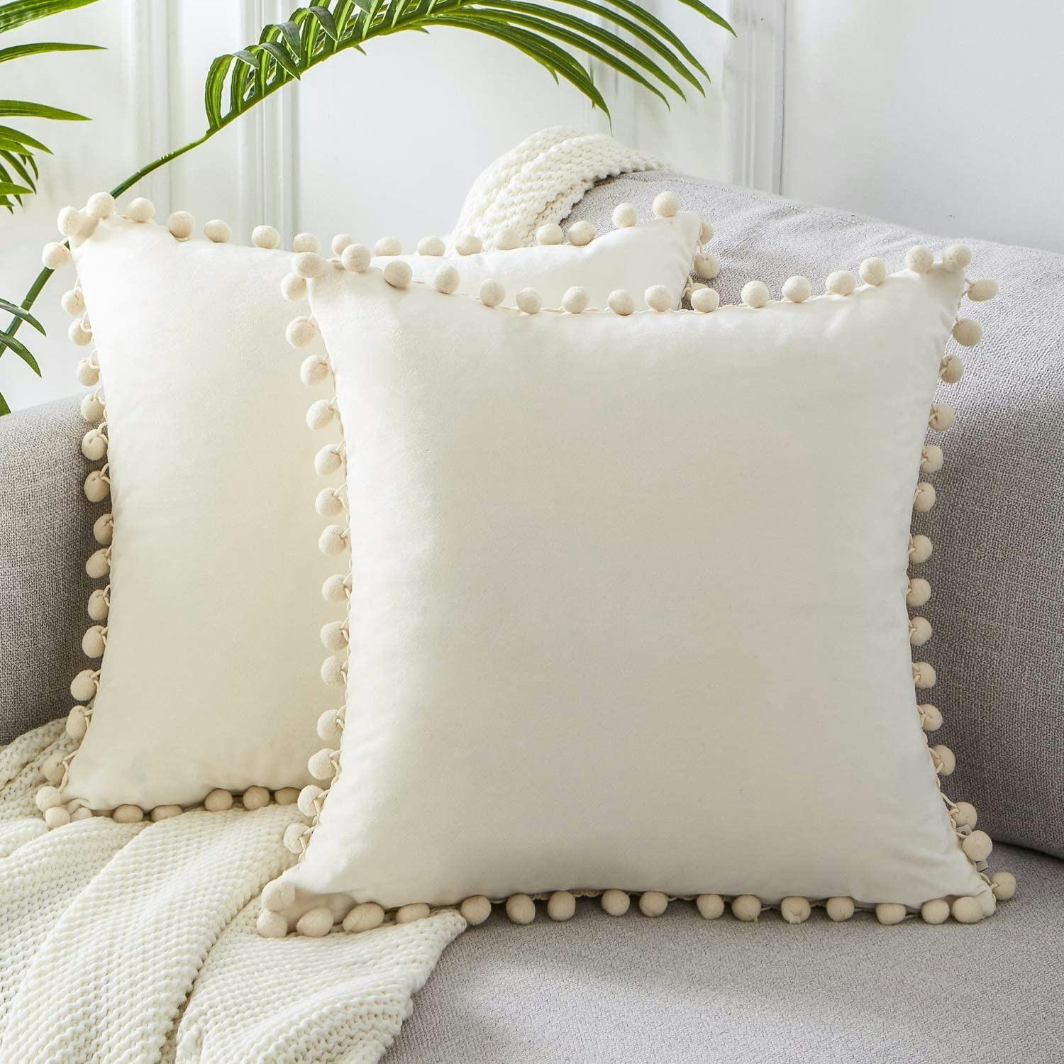 Top Finel Throw Pillow Covers (2-Pack)