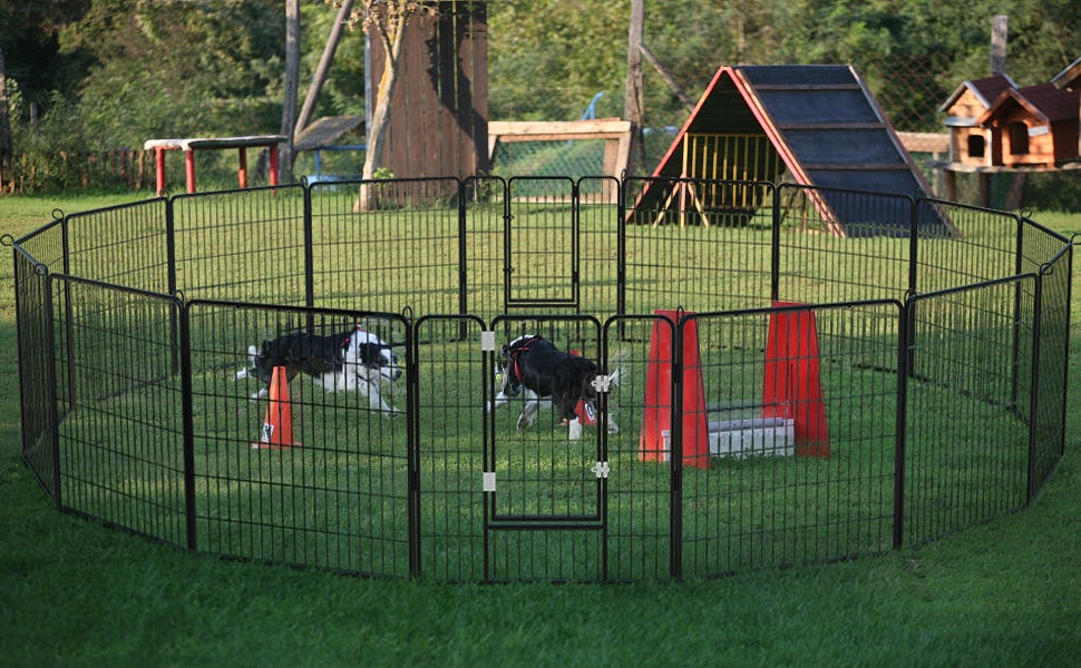PUKAMI Dog Fence Playpen