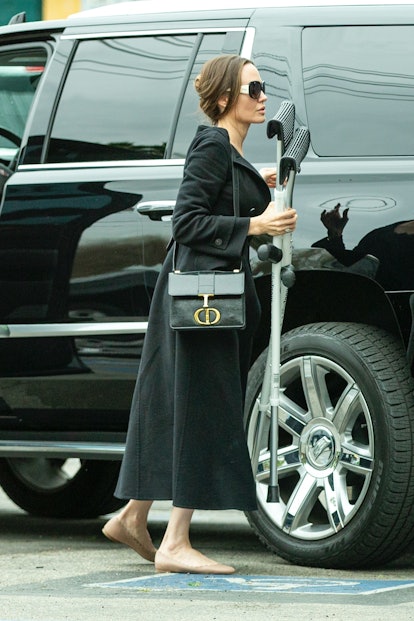 Help identifying Angelina Jolie red tote bag from 2017? : r/handbags