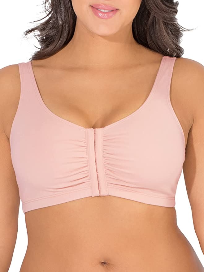 Fruit of the Loom Front Closure Cotton Bra (2-Pack)