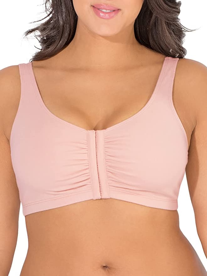 Fruit of the Loom Front Closure Cotton Bra (2-Pack)
