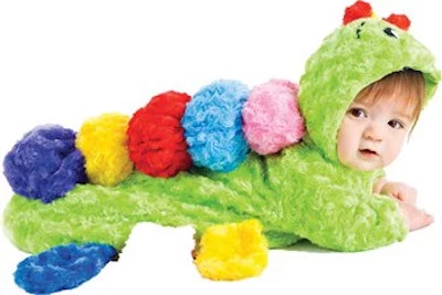 Colorful Caterpillar Bunting Newborn Halloween Costume