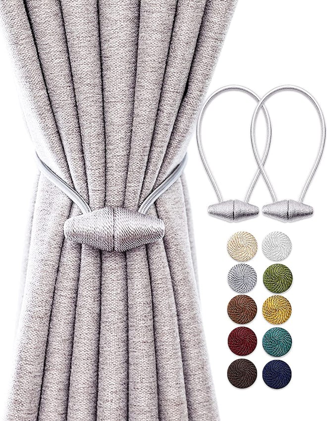 TEVINCI Magnetic Curtain Tiebacks (2-Pack)