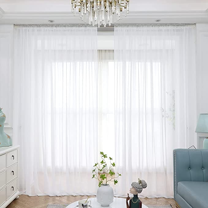 L&amp;TEC Sheer Curtains (2 Panels)
