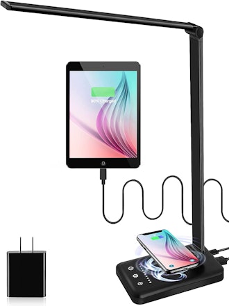 CUMKA LED Desk Lamp with Wireless Charger