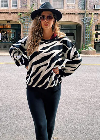 KIRUNDO Crew Neck Knit Sweater