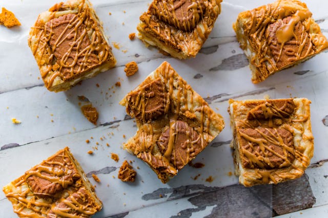 Biscoff White Chocolate Blondies by Anna Banana's Anna Wierzbinska are one baking recipe for kids fe...