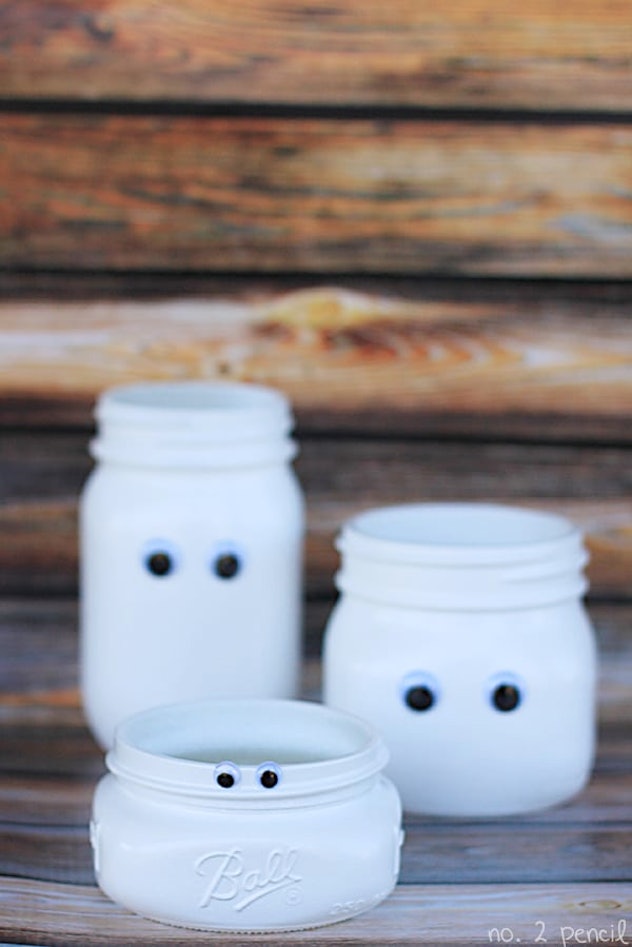mason jar ghosts craft