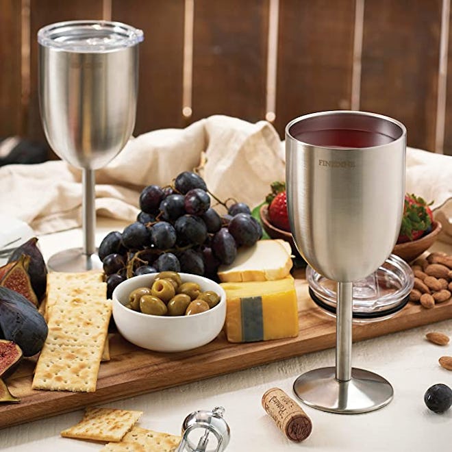 FineDine Insulated Wine Glasses (2-Pack)