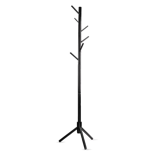 Zober Adjustable Wooden Tree Coat Rack Stand
