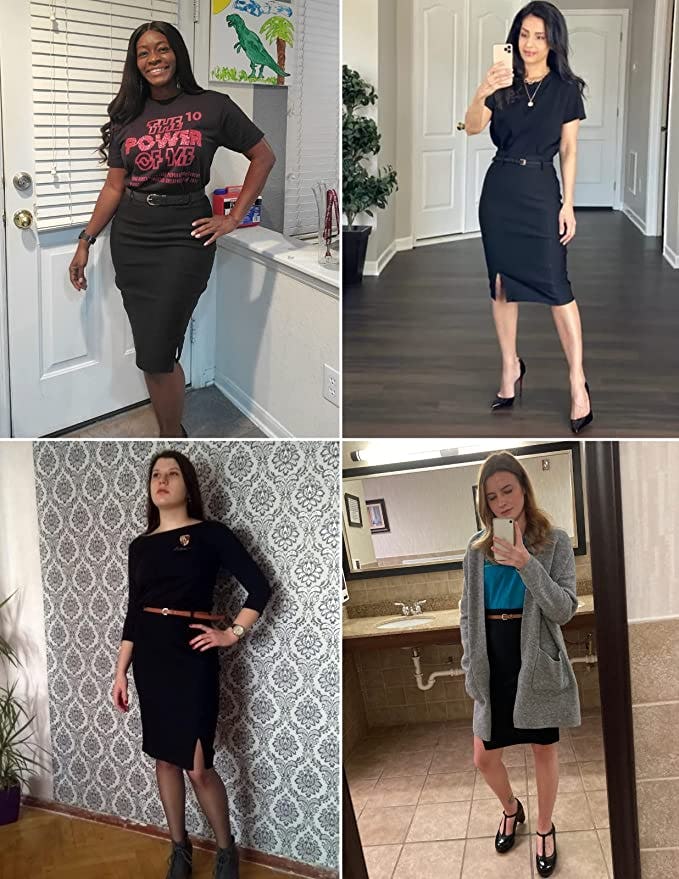 Kate Kasin Bodycon Pencil Skirt