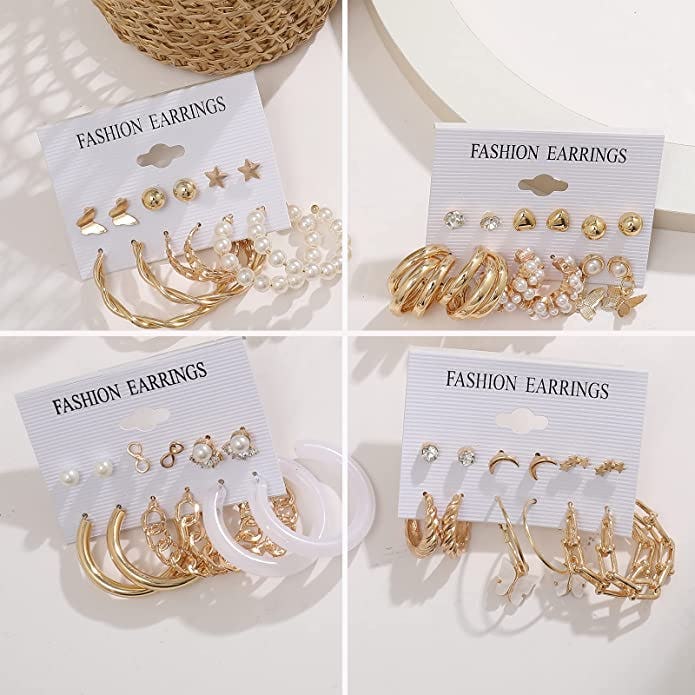 17KM Gold Earrings (Set Of 54)