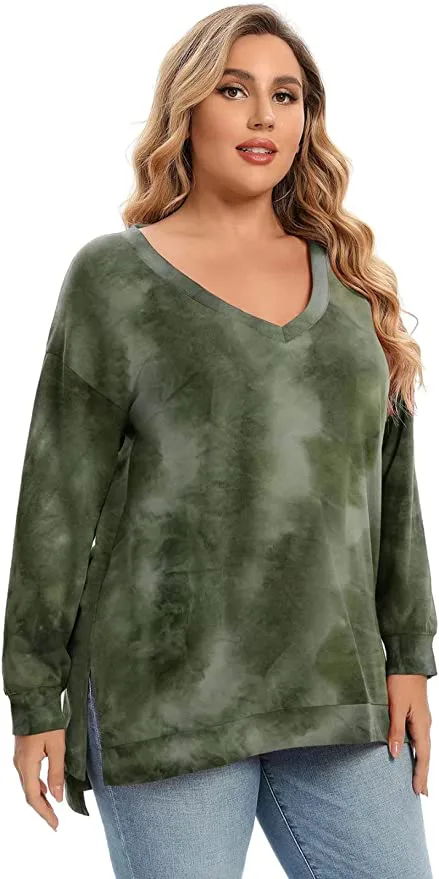 LARACE Tie Dye Pullover Sweatshirt