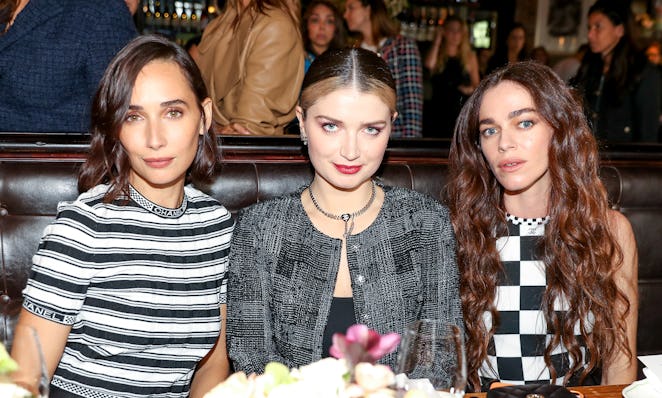 Rebecca Dayan, Eve Hewson, and Hailey Gates at the annual Chanel gathering