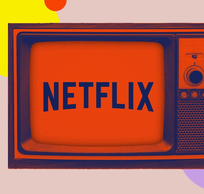 Netflix's logo on a TV