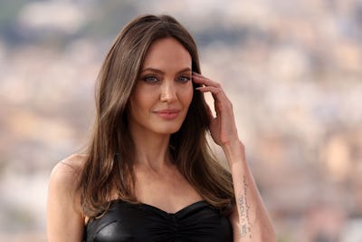 Angelina Jolie attends the "Eternals" photocall 