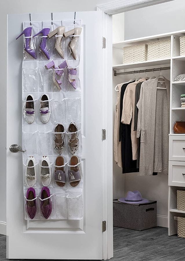ZOBER Over The Door Shoe Organizer