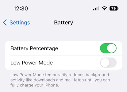 How to show the battery percentage on an iPhone with the iOS 16 update.