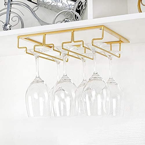 FOMANSH Under-Cabinet Wine Glass Rack