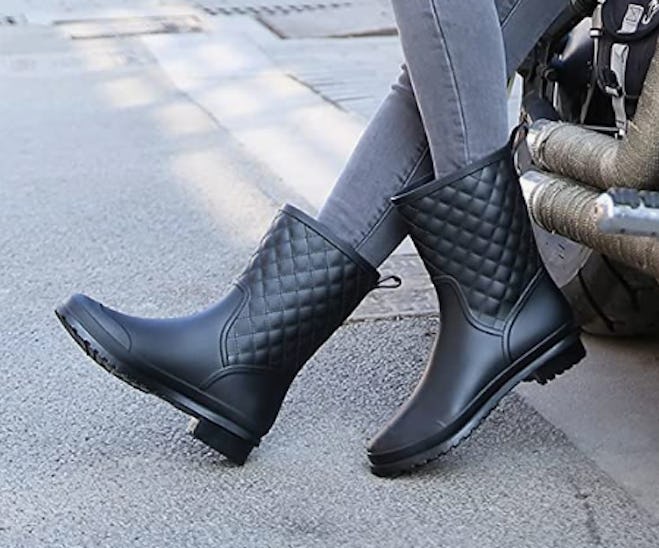 Petrass Quilted Rain Boots 