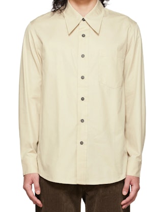 drae beige pocket shirt
