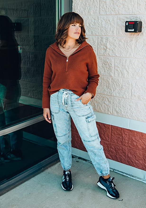 BTFBM Half Zip Pullover Sweater