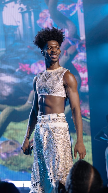 Lil Nas X at his 'Long Live Montero' show at New York City's Radio City Music Hall.
