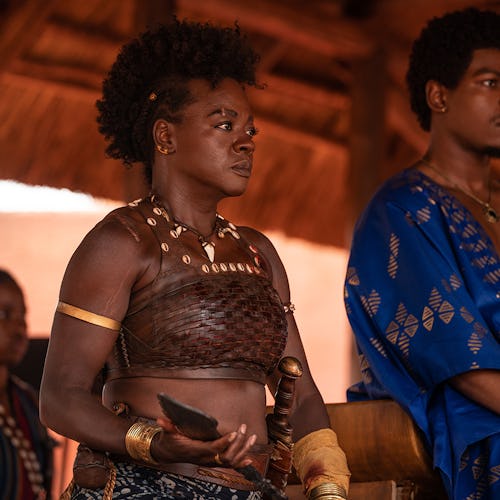 Viola Davis and John Boyega in ‘The Woman King.'