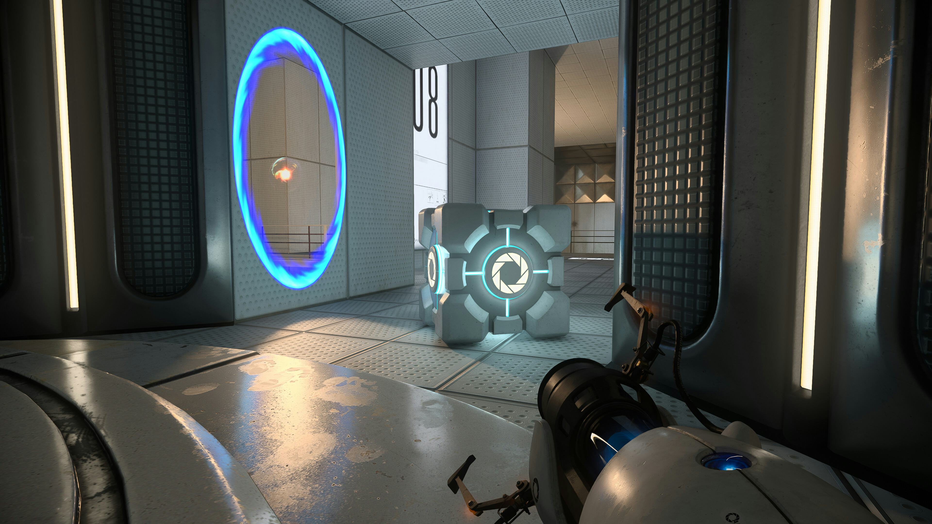 screenshot from Portal with RTX
