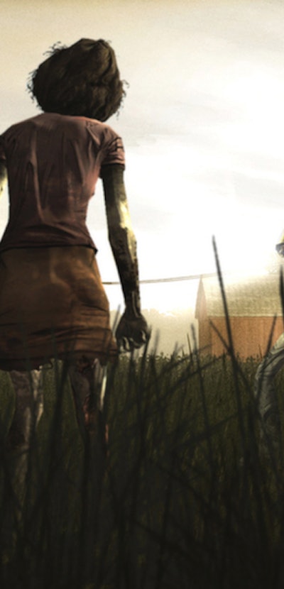 screenshot from The Walking Dead video game