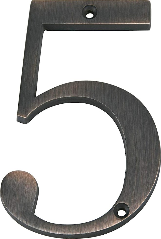 Distinctions Bronze House Number