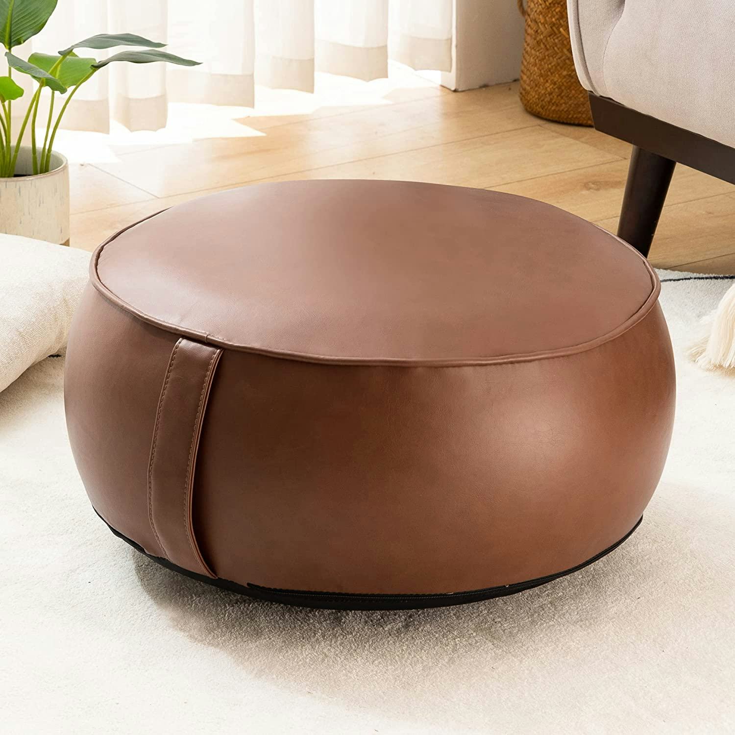 LUE BONA Stuffed Pouf Ottoman