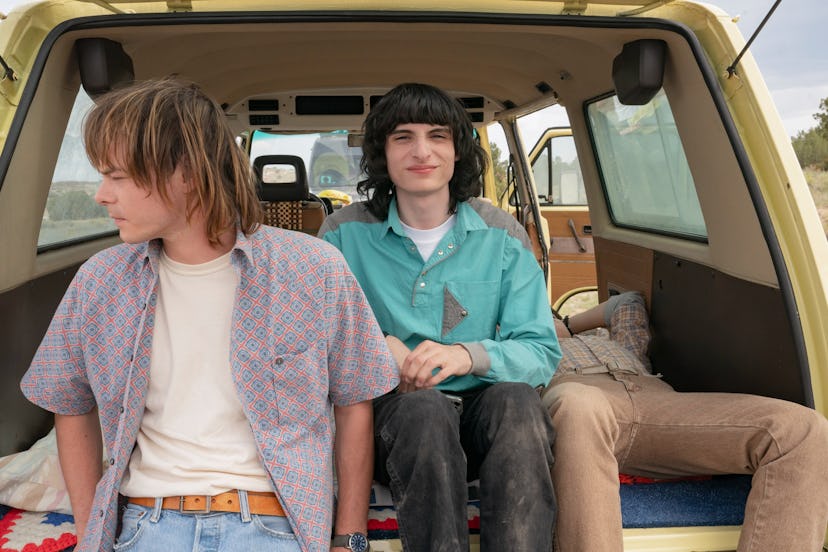 Dress as Mike Wheeler from Stranger Things for Halloween.