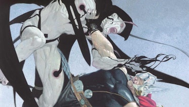 Gorr and Thor in the comics that inspired Love and Thunder.