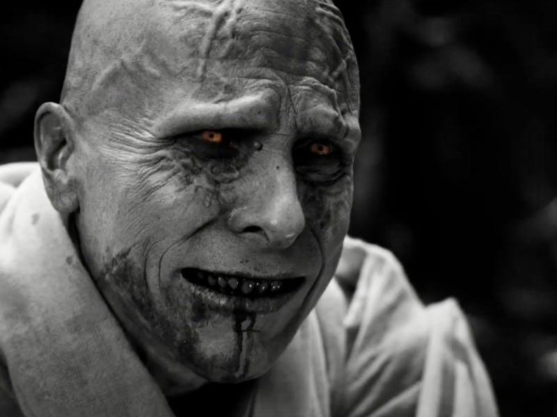 Christian Bale as Gorr The God Butcher from the movie Thor Love and Thunder.