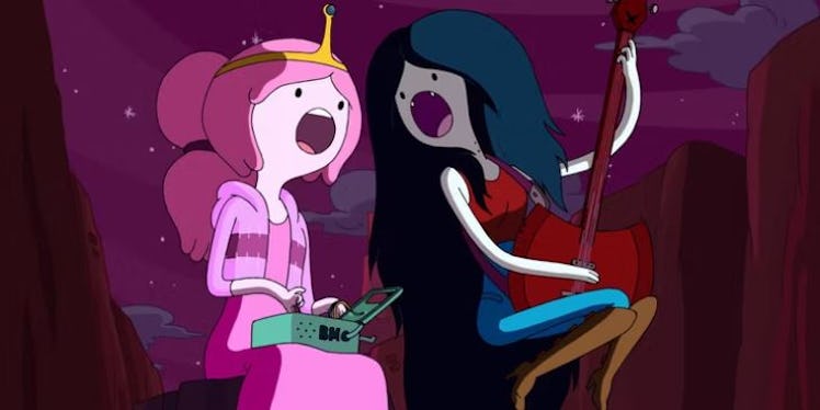 Princess Bubblegum and Marceline from Adventure Time