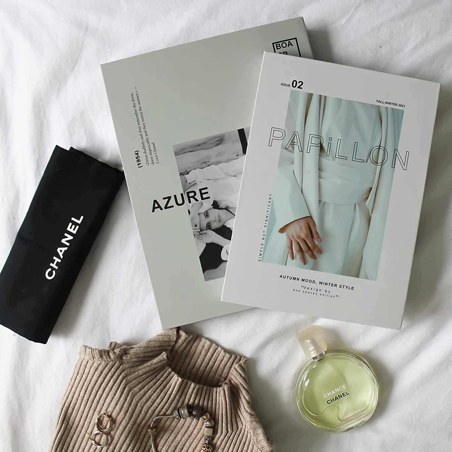 Boa Spaces Decorative Books Set of 2