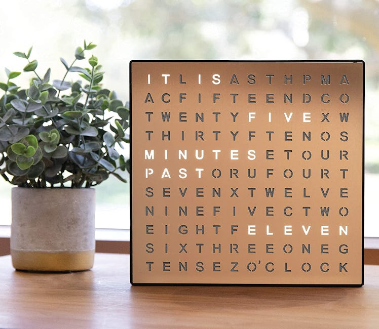 SHARPER IMAGE Light Up Electronic Plug-in Word Clock