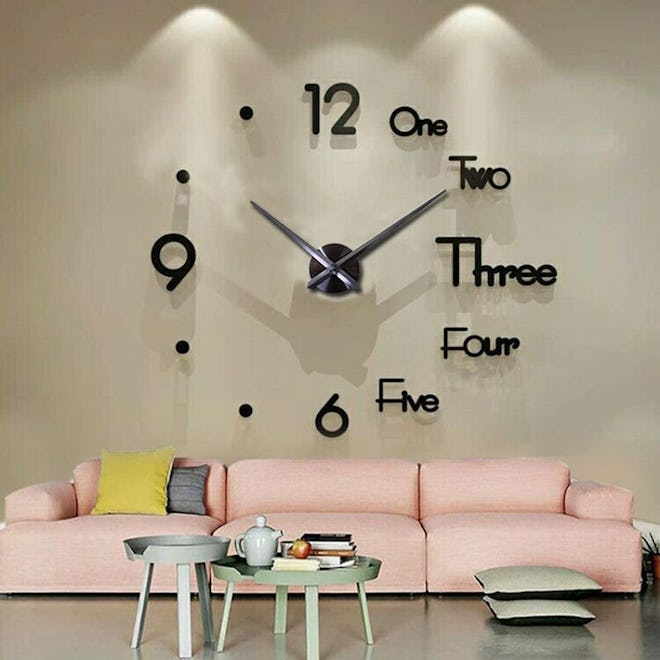Fashion in the City Frameless Wall Clock
