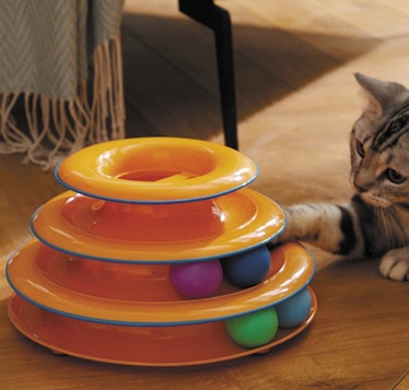 Petstages Tower of Tracks Interactive 3-Tier Cat Toy